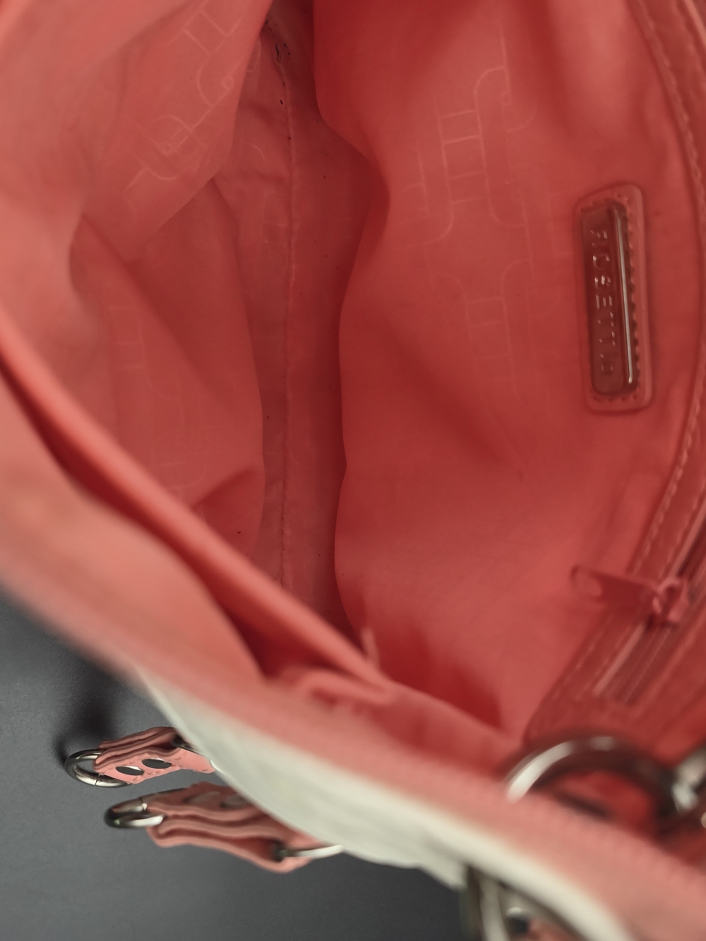 Rosetti Tricolor Pebbled Crossbody - Coral, Blush & Cream - Picture 11 of 14
